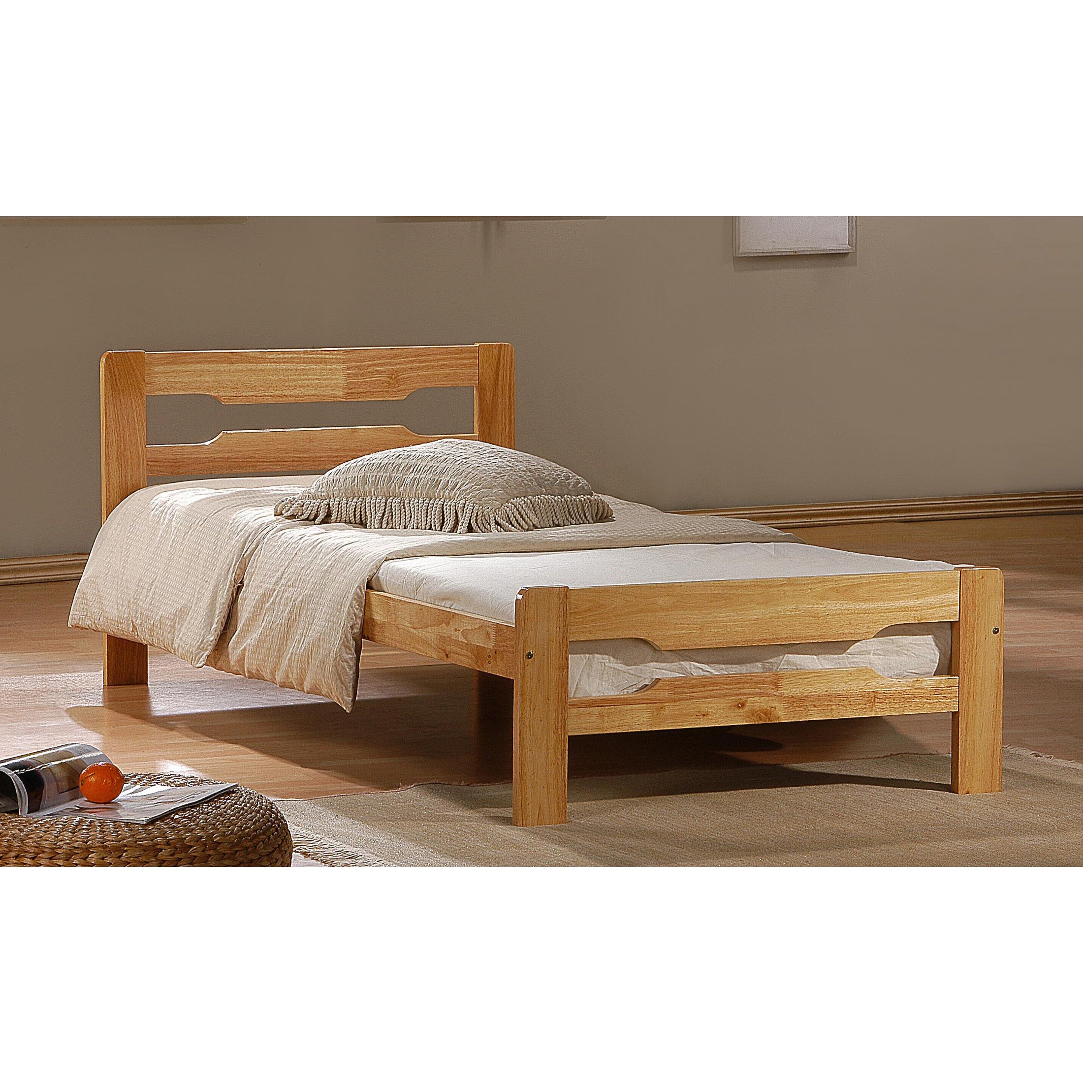 Amelia Solid Wood Single Bed Frame Antique Pine