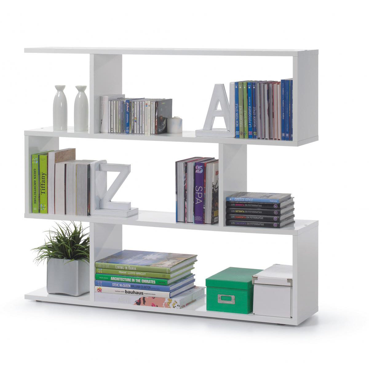 Arctic Bookcase Wide White