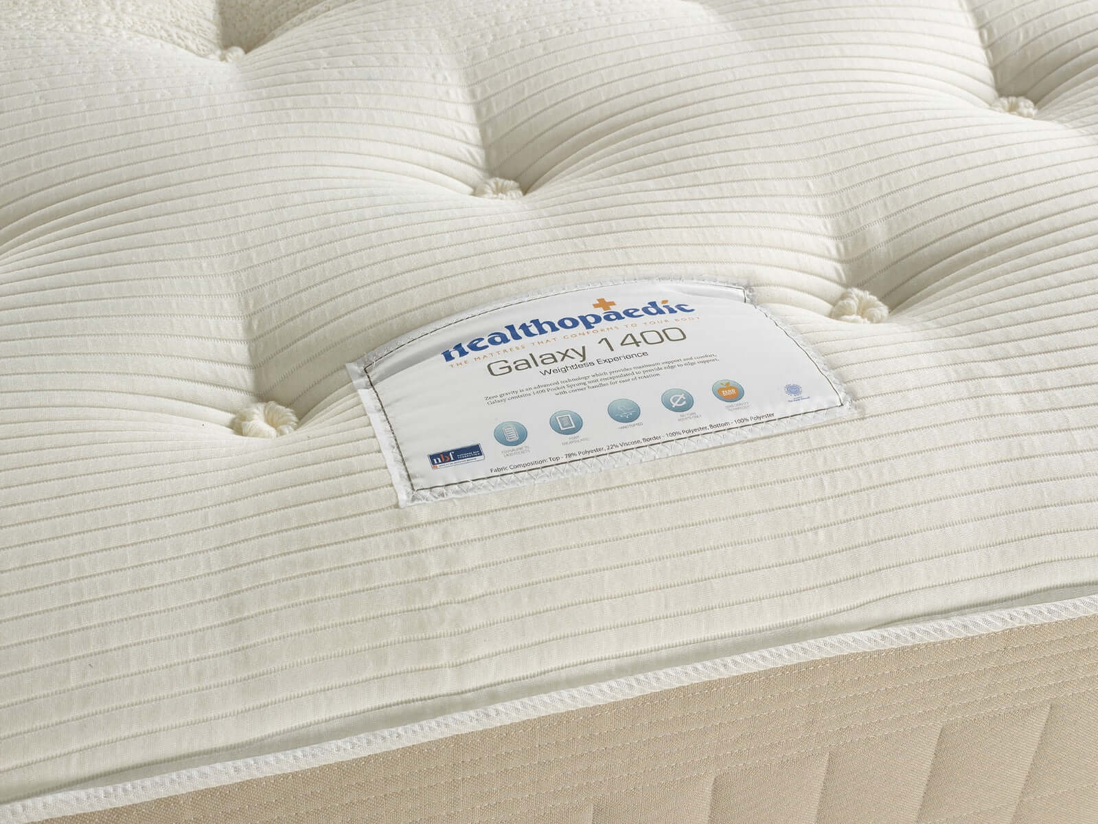 Healthopaedic Galaxy 1400 Zero Gravity Pocket Sprung Mattress