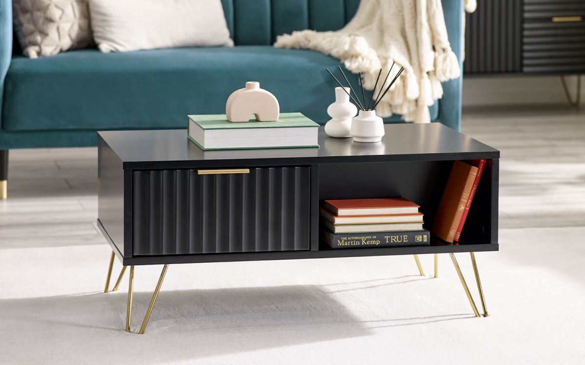 Murano Coffee Table - Matte Black