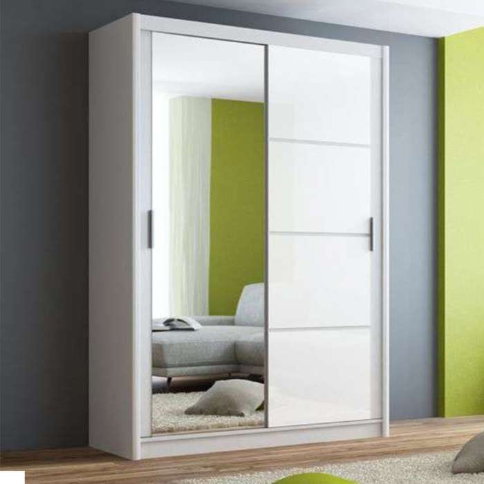 Brookville Sliding Door Wardrobe 150 White / White