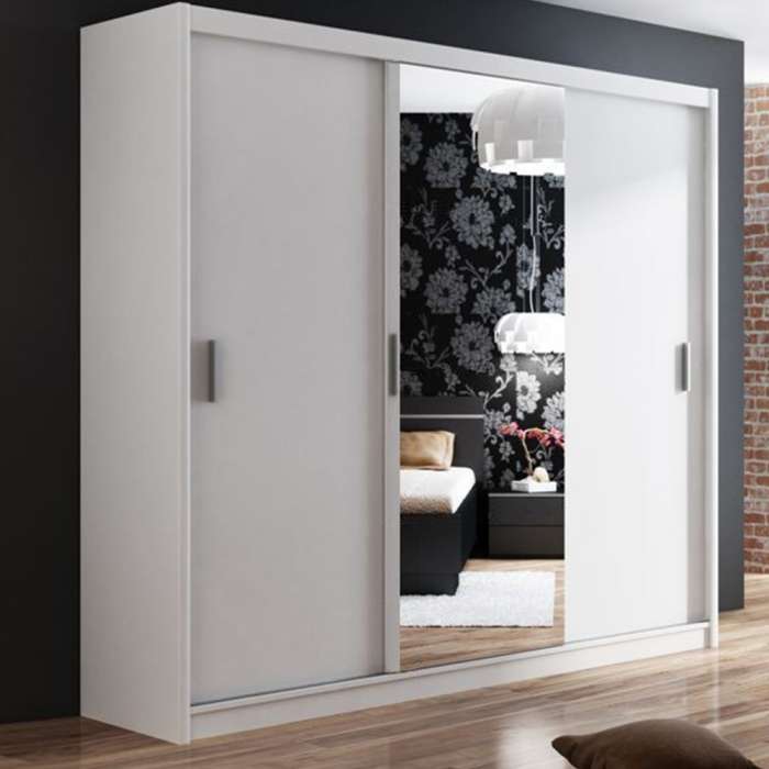 Marinex Sliding Door Wardrobe White