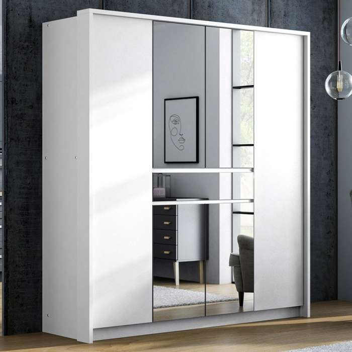 Prismere 200 Sliding Door Wardrobe (White)