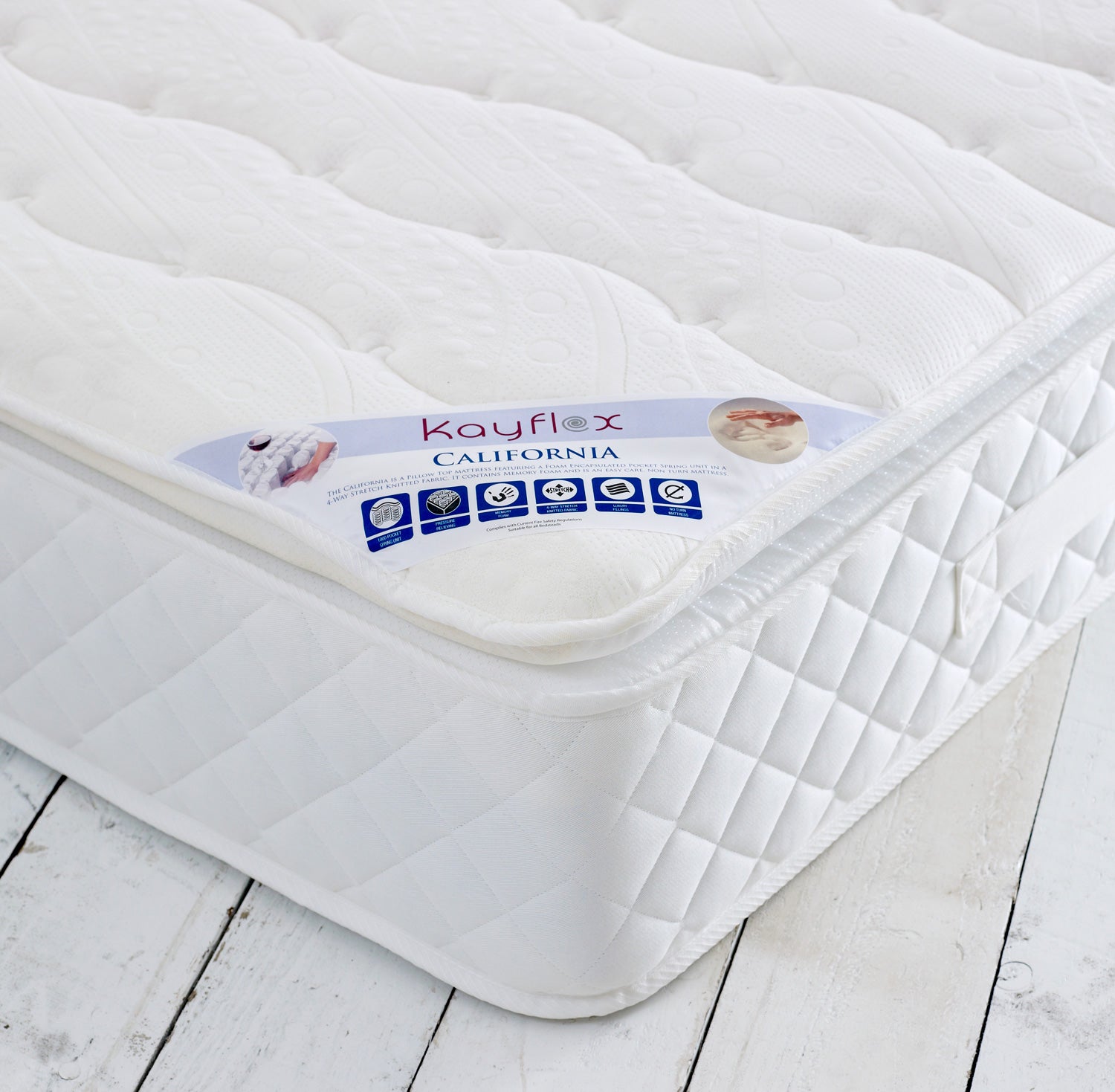 Kayflex California Memory Pillowtop 1000 Mattress