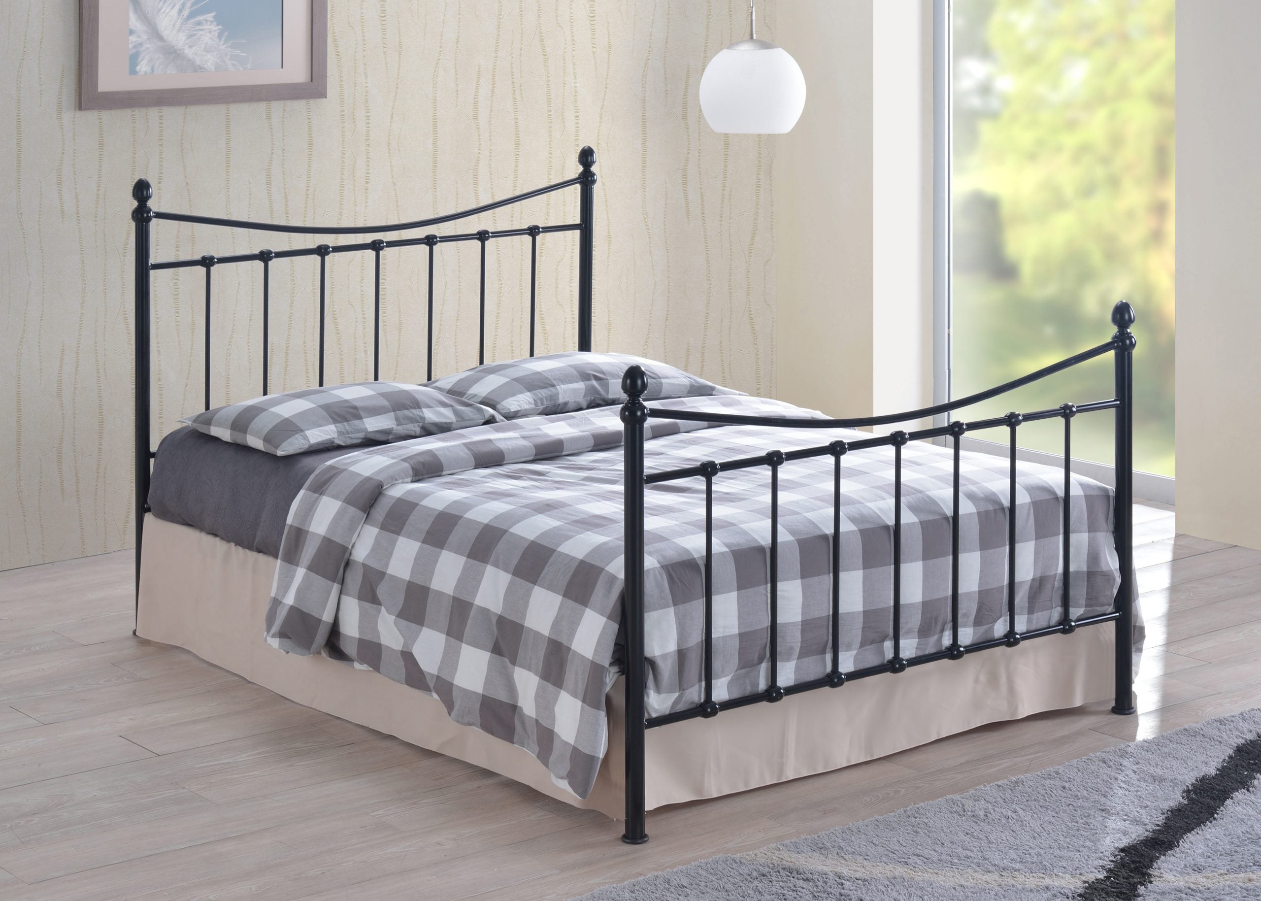 Alderley Black Metal Bed Frame