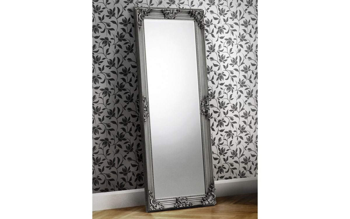 Rococo Pewter Lean Dress Mirror