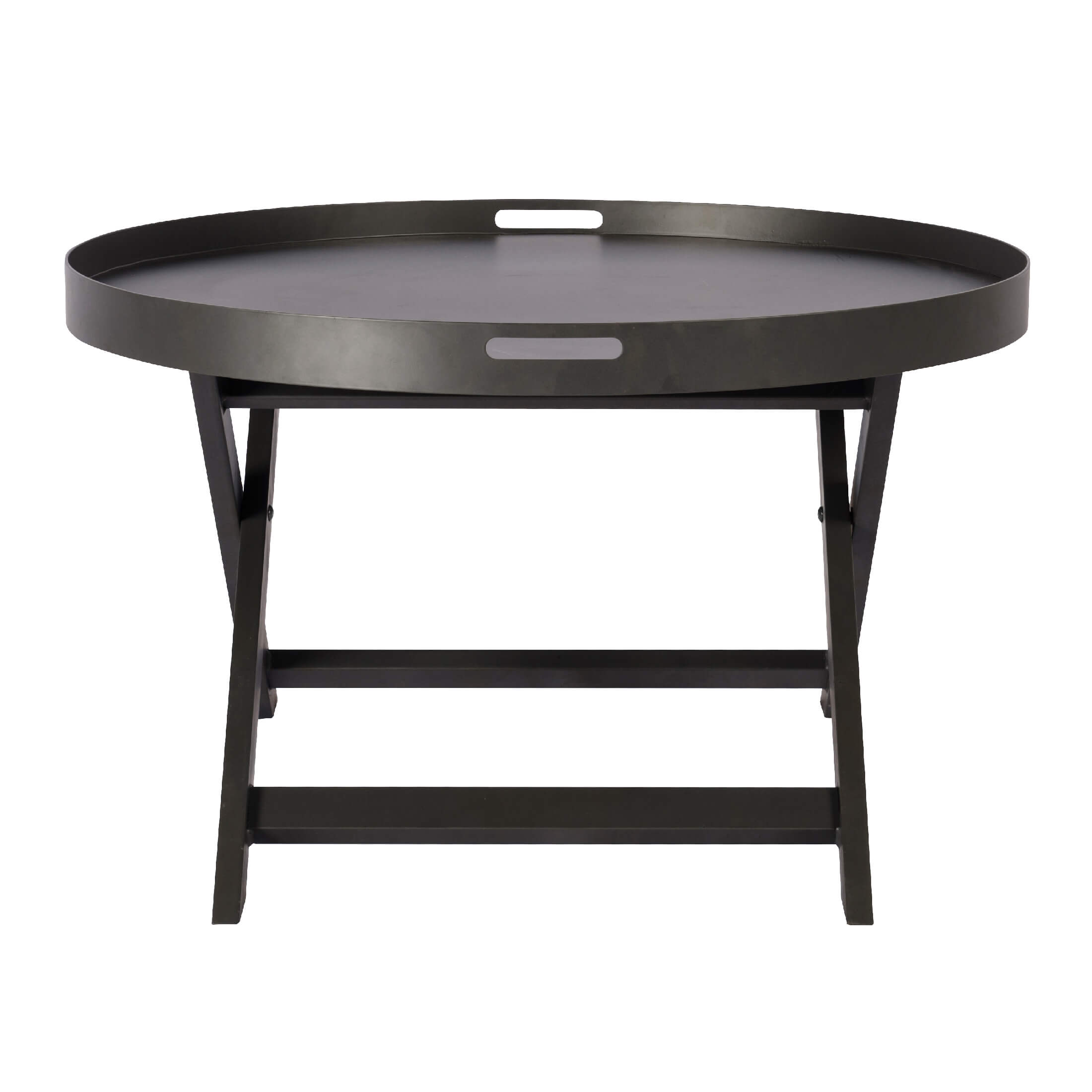 Meridon Metal Coffee Table Black