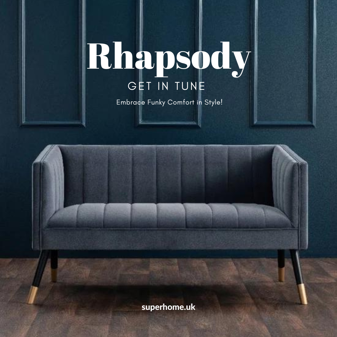 Rhapsody 2 Seater Sofa Navy