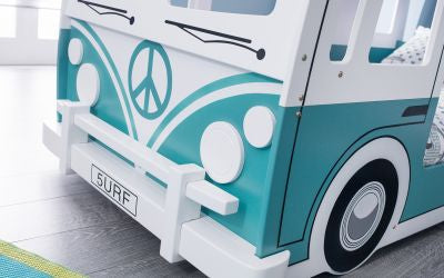 Campervan Surf & Sleep Themed Kids Bunk Bed