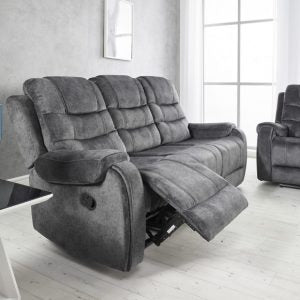 Clarissa Grey Velvet Recliners