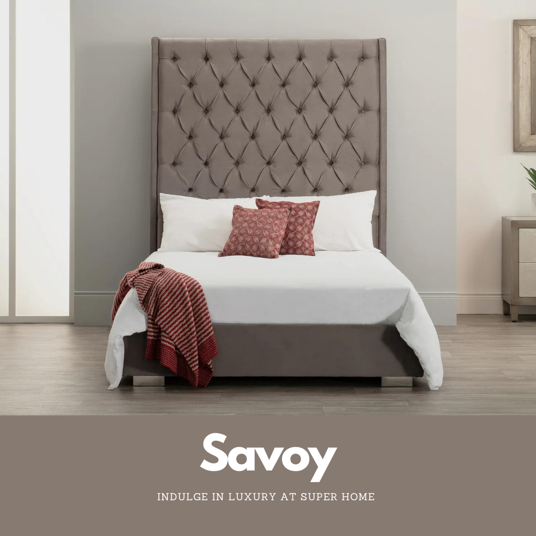 Savoy Bed Grey Double