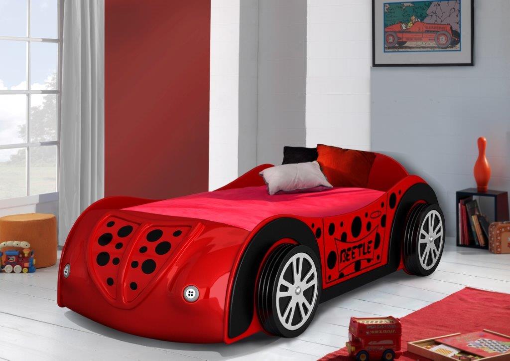 Red Beetle Car Novelty bed