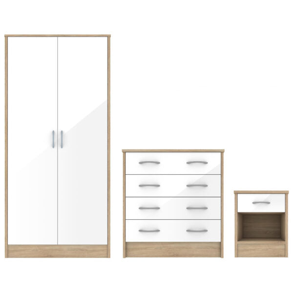 Bardalona Wardrobe White Gloss