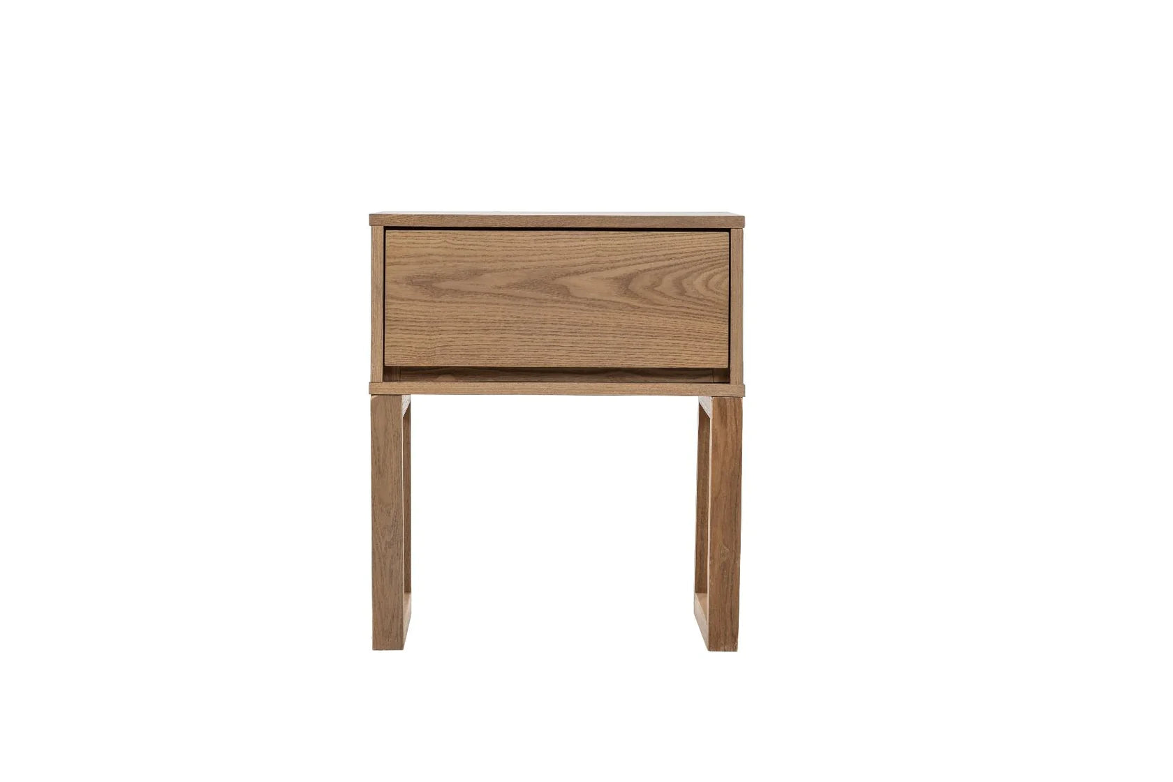 Veridian 1 Drawer Side Table Light Oak