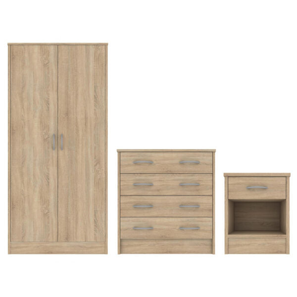 Bardalona Wardrobe Oak Effect