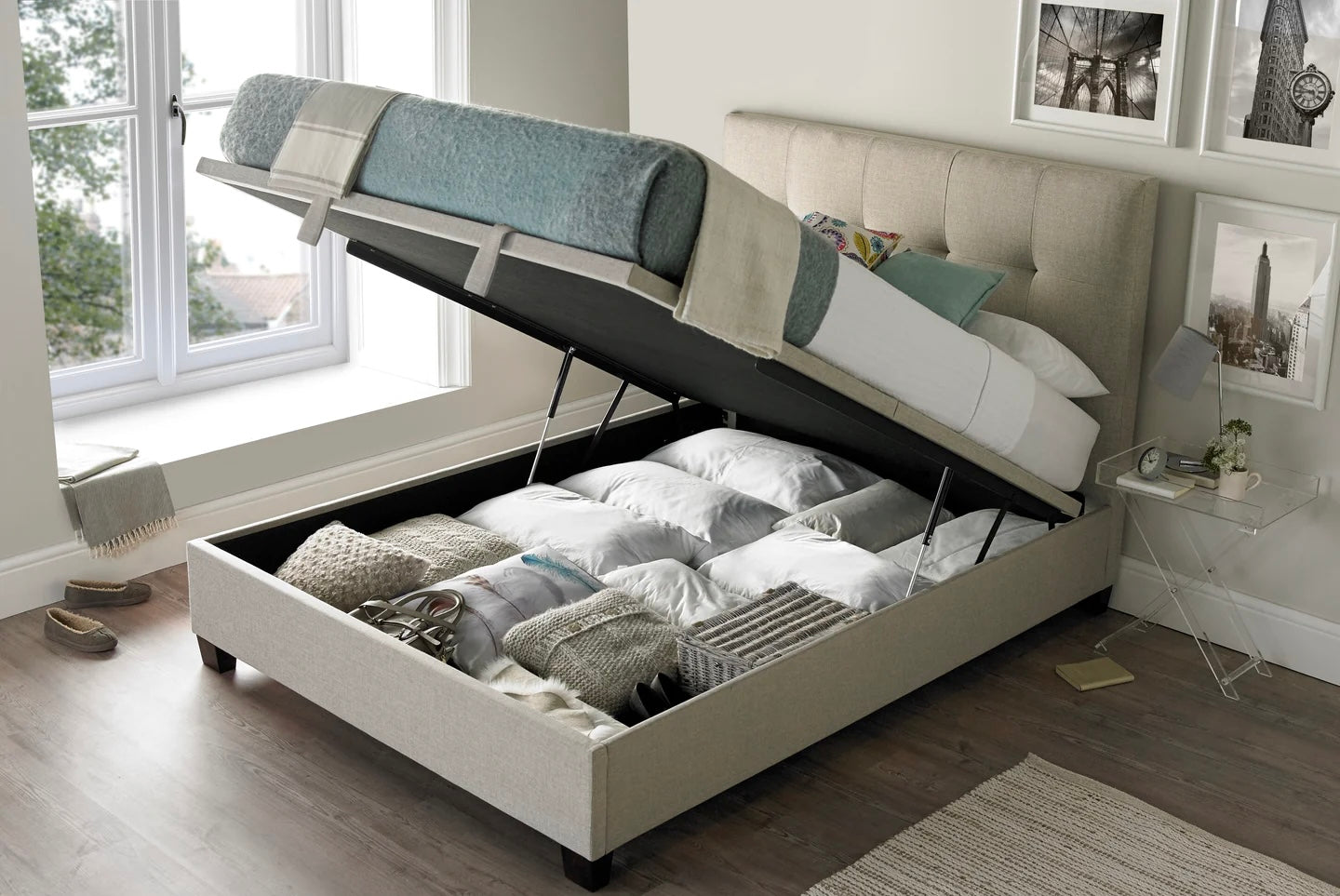 WalkWorth Ottoman Storage Bed