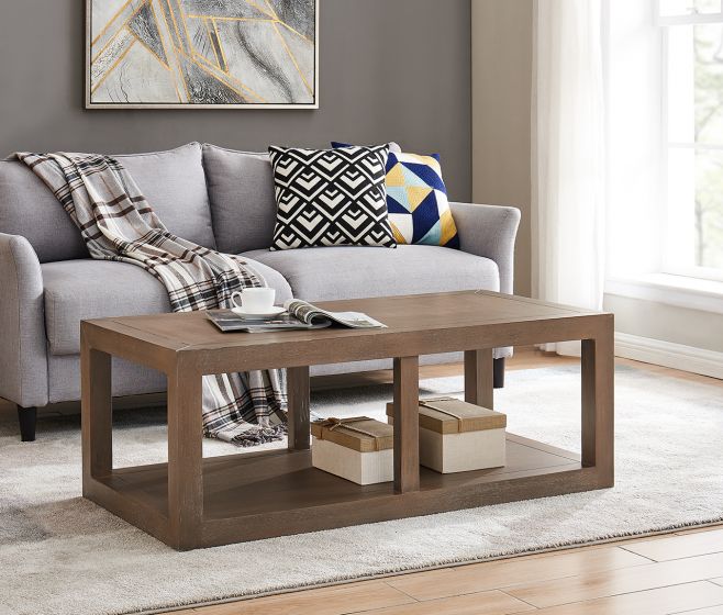 Avant-Garde Walnut Coffee Table