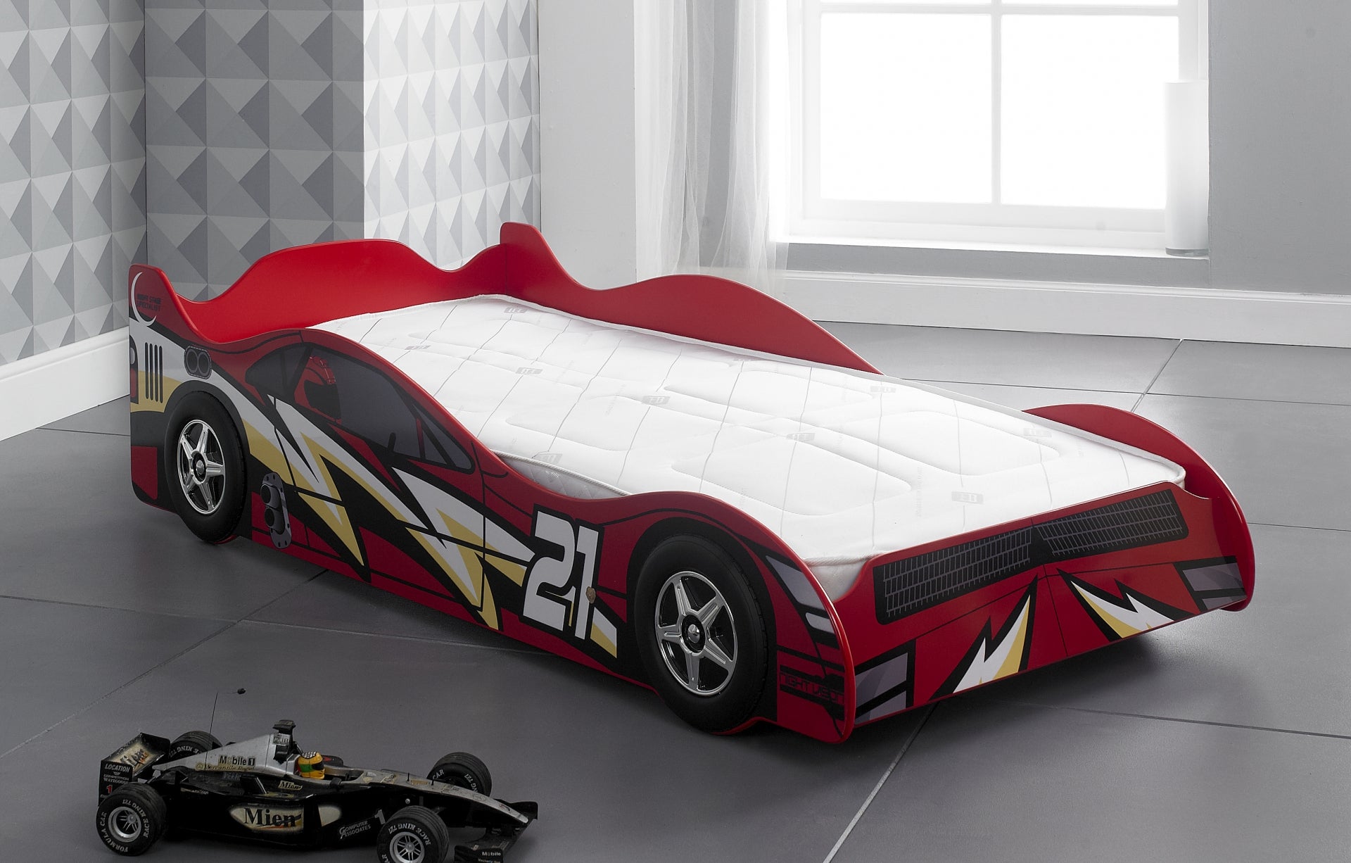 Artisan No21 Red Car Novelty Kids Bed