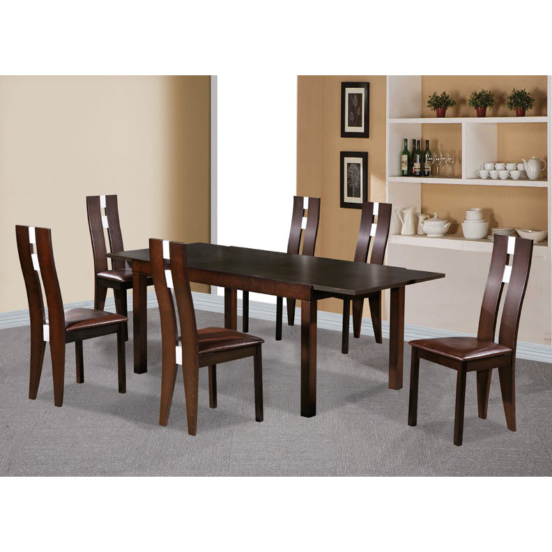 Baltic Solid Beech Dining Chair Dark Walnut (2s)